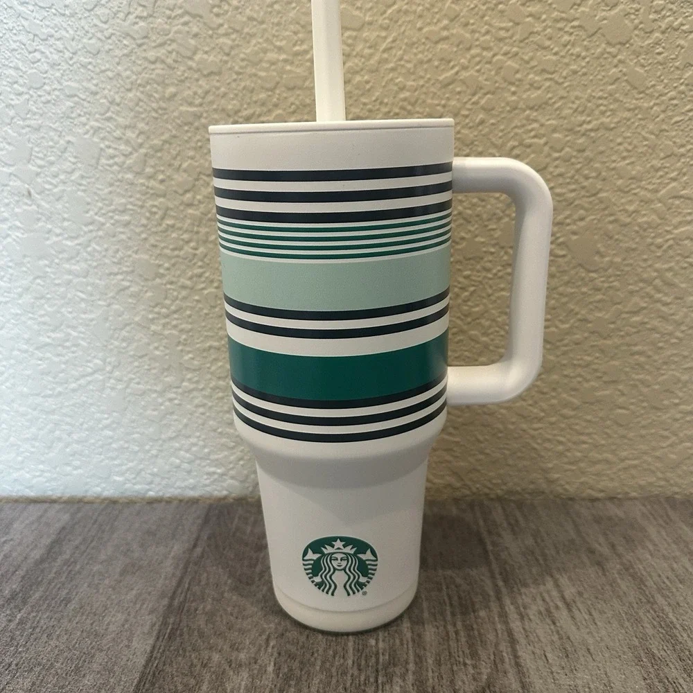Starbucks Road Trip Collection Tumbler 40oz Stainless Steel w/ Straw – NEW